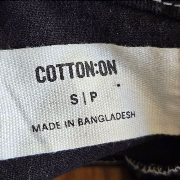 Cotton On Black Heavy Stretch Mini Jumper Overall Dress - Picture 6 of 7